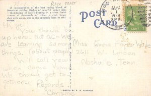 Hialeah Park Race Track Close Finish - Miami, Florida FL Postcard