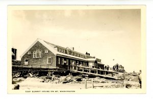 NH - Mt. Washington. The Summit House  (Shorey)     RPPC