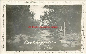IA, Rock Rapids, Iowa, RPPC, Stream View, 1906 PM, Photo