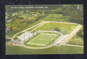 FORT DODGE IOWA DODGER FOOTBALL STADIUM VINTAGE POSTCARD