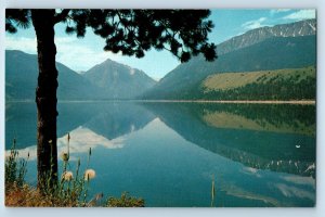 c1950's Wallowa Lake Eastern Oregon OR Switzerland Of America Mountain Postcard