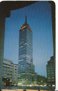 Mexico Postcard - View of The 44 Story Latin American Tower  - Ref 5132A