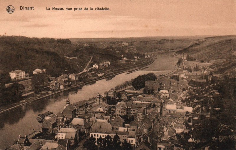 La Meuse vue prise de la citadelle,Dinant,Belgium BIN