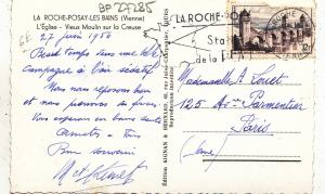 BF27285 la roche posay les bains vienne l eglise  france  front/back image