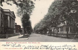 Wayne St. West from Library Fort Wayne, Indiana IN