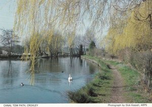 Croxley Canal Tow Path Hertfordshire Council Rare 1980s Postcard