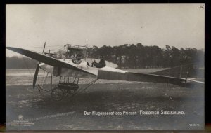 Germany WWI Sanke Prince Friedrich Siegismund Airplane Real Photo RPPC 93493