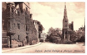 Oxford ,  balliol College & Martyr's Memorial