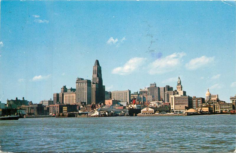 Skyline and Inner harbor Baltimore