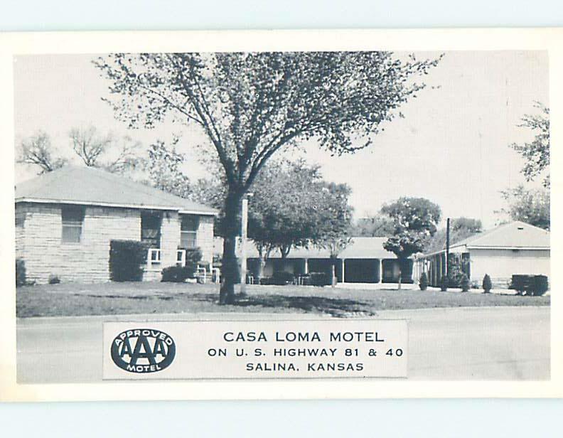 Pre-1980 CASA LOMA MOTEL Salina Kansas KS M1917