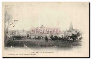 Saint Maixent Old Postcard General view