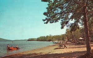 Postcard Westward Shores Camping Area On Ossipee Lake West Ossipee New Hampshire