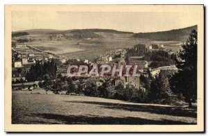 Old Postcard Louvesc Ardeche general view