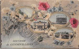 B9615 France Souvenir de Gennevilliers 1907