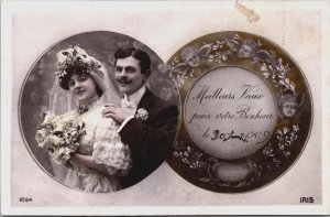 Romance And Love Meilleurs Vieux Pour Vortre Bonheur Vintage RPPC C159