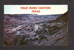 TX Palo Duro Canyon State Park near Amarillo Texas Postcard