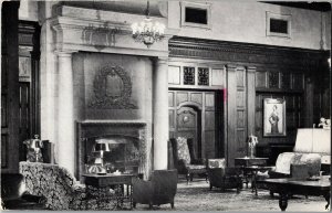 Lake Shore Club of Chicago IL, Main Lounge Postcard B54