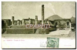 Old Postcard Pompei Tempio di Giove