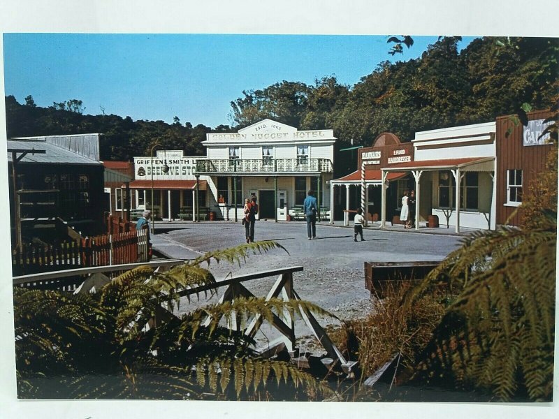 Shantytown North Westland South Island New Zealand Vtg Postcard Goldmining Town