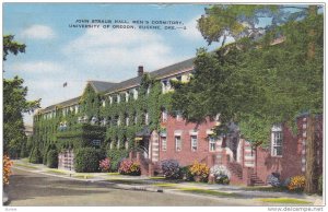 Exterior,  John Straub Hall,  Men's Dormitory,  University of Oregon,  Eugene...