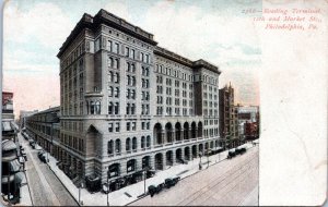 Postcard PA Philadelphia - Reading Terminal - 12th and Market Street