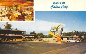 Canon City Colorado Carls Motel Multiview Vintage Postcard K70747