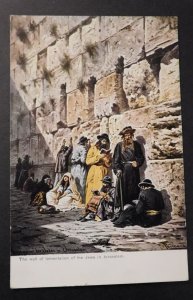 Mint Postcard Wall of Lamentation Jews in Jerusalem