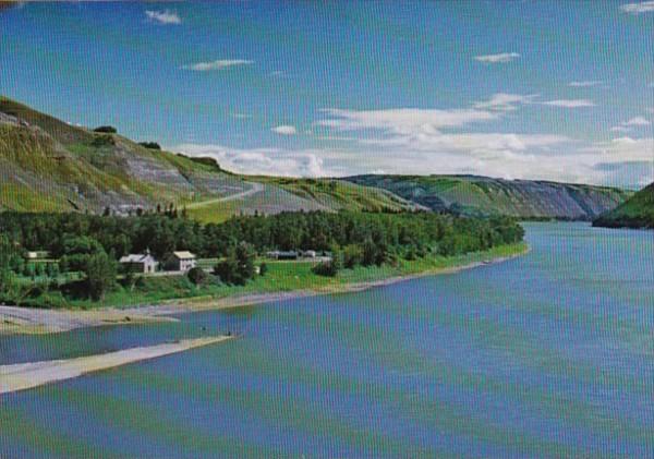 Canada Alberta Dunvegan Mission Along The Peace River