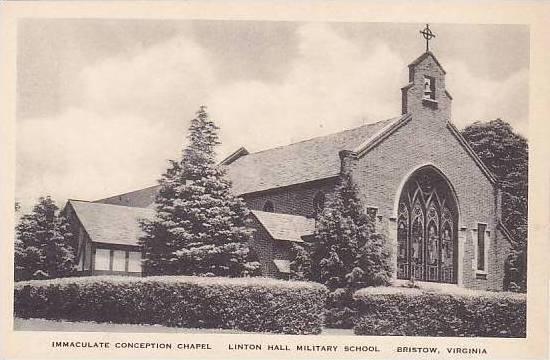 Virginia Bristow Immaculate Conception Chapel Linton Hall Miltary School Albe...