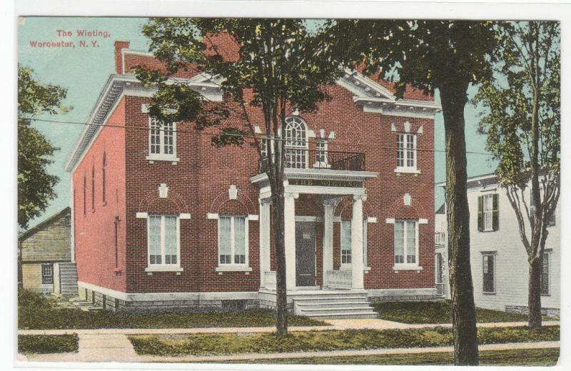 The Wieting Worcester New York 1910c postcard