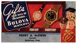 Connecticut  Danielson, McEwen Jeweler, Bulova Watches