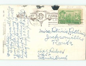 Bamforth comic signed WOMAN GOLFER ANNOYED AT CADDY'S COMMENTS HL3090