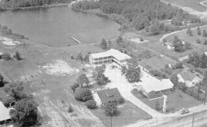 Pageland South Carolina Motel Aerial View Vintage Postcard K49843