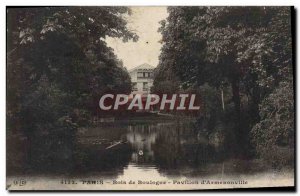 Old Postcard Paris Bois de Boulogne Pavilion & # 39Armenoville