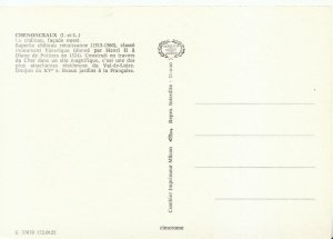 France Postcard - Chenonceaux - Le Chateau - Ref 20298A