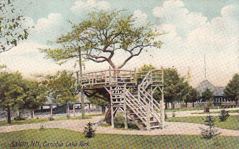 Postcard Salem NH Canobie Lake Park