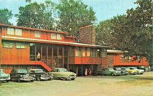 New Hope PA Bucks County Playhouse Inn Old Cars Postcard