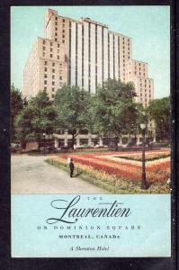 Vintage   Canadian Postcard(1955), Laurentian Hotel.  Montreal.