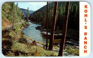PAYSON, Arizona AZ ~ Trout Fishing KOHL'S RANCH LODGE c1950s Roadside  Postcard