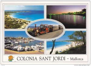 MALLORCA, Islas Baleares, Spain, 1950-1970's; Multiple Views, Colonia San Jordi