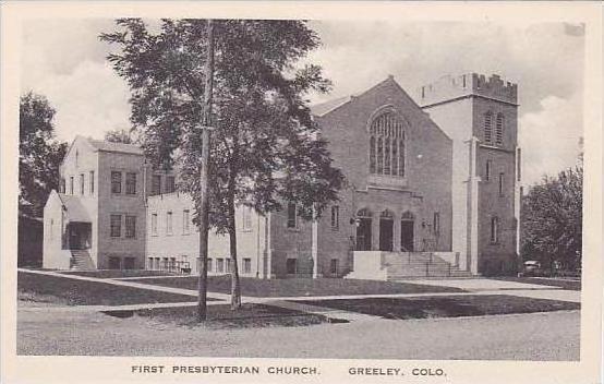 Colorado Greeley First Presbyterian Church Albertype