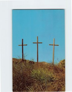 Postcard The Three Crosses, Garden Of The Gods, Colorado Springs, Colorado