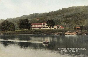 Postcard Buckwood Inn Delaware River Shawnee on Delaware PA