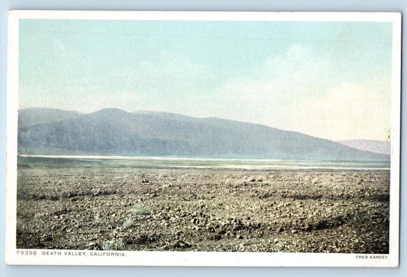 Death Valley National Park California CA Postcard Death Valley c1920's Antique