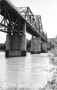 Plattsmouth Nebraska-Pacific Junction Iowa~Toll Bridge over Missouri River~RPPC