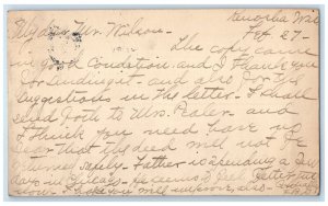 1915 Mr. Wilson Copy Came in Good Condition Letter Kenosha Wisconsin WI Postcard