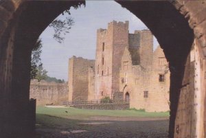 England Shropshire Ludlow Castle From The Gate