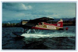 c1960s Rusts Flying Service Scene Anchorage Alaska AK Unposted Vintage Postcard 