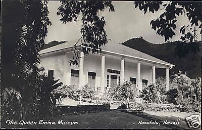 hawaii, HONOLULU, Queen Emma Museum (1940s) RPPC 