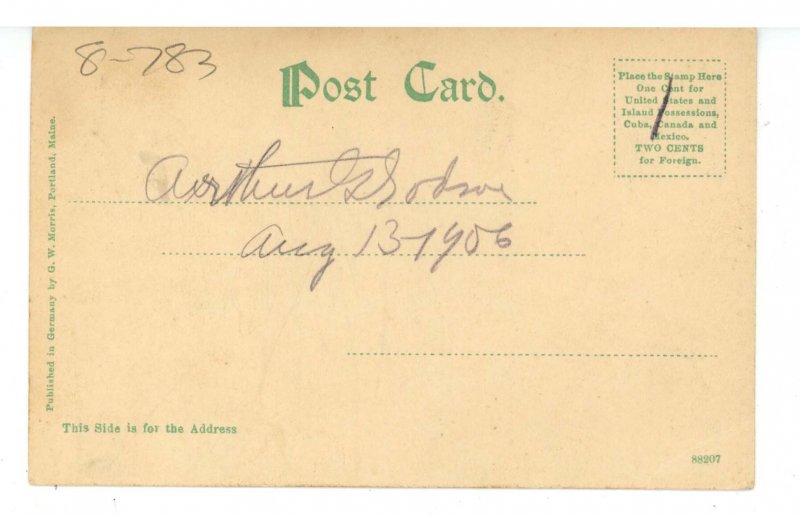 ME - Boothbay Harbor. Bird's Eye View  ca 1906